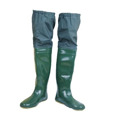 Hip Waders Elastomeric Hip Waders, Underwater Operation/transplanting/breeding/Outdoor Fishing Wading Boots (Color : Green, Size : 6.5)