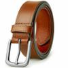 VATAN Men's Genuine Leather Casual Every Day Jeans Belts, Handmade Men Leather Belt with Gift Box view 1
