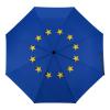 Calculay European Union Flag Portable Automatic Switch Folding Umbrella Manual Sunshade Anti-UV Travel Umbrella Rainproof And Windproof Suitable for Men And Women Manual view 1
