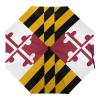 Calculay Maryland Flag Portable Automatic Switch Folding Umbrella Manual Sunshade Anti-UV Travel Umbrella Rainproof And Windproof Suitable for Men And Women Automatic view 1