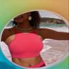 CRZ YOGA Women's Bikini Tops High Neck Swimsuit Racerback Padded Bathing Suit Sexy Swimwear Magenta XX-Small view 3