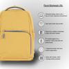 Incase Facet 25L Durable Travel Backpack + Laptop Bag with Computer Sleeve with Quick Release Strap - Carry On Backpack (Sunflower, 25L) view 3