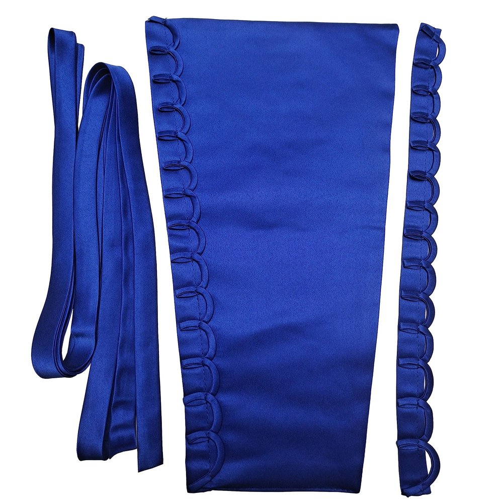 Cxapnstou Formal Gown Wedding Dress Zipper Replacement Adjustable Fit Corset Back Kit,Royal Blue,16 Inches