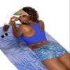 CRZ YOGA Women's Bikini Tops High Neck Swimsuit Racerback Padded Bathing Suit Sexy Swimwear Milky Way Purple Large view 3