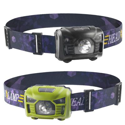 JUJINGYANG 3W Strong LED high Light Running Fishing Camping Emergency Lighting USB Charging Outdoor Waterproof Headlight (Black)