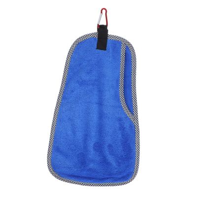 Sosoport Cotton Fish Catching Towel Nonslip Fishing Hand Towel Fish Gripper Tool for Outdoor Use 1pc Blue Random