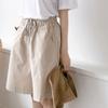JEsilunmaMY Womens Baggy Cotton Lounge Bermuda Shorts Drawstring Thin Shorts with Pockets Solid Color Casual Wide Leg Shorts (Grey,7X-Large) view 2