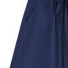 JEsilunmaMY Womens Baggy Cotton Lounge Bermuda Shorts Drawstring Thin Shorts with Pockets Solid Color Casual Wide Leg Shorts (Dark Blue,Large) view 2