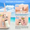 4Pcs Hooks Set Accessories Compatible for Bogg Bag, Insert Carabiner Key Chain Holder Charms, Compatible for Small & Large Beach Bags view 4