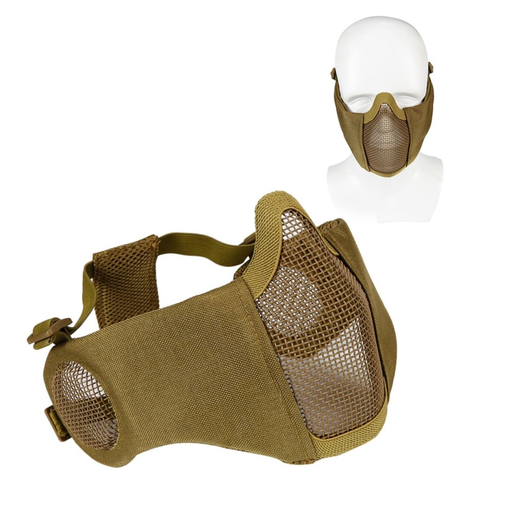 BCOATH Mask Mesh -Style Half Face Mask Foldable Design Ansi Z80.3 Impact Test 1000d Nylon Ventilated