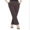 Urban CoCo Women's Yoga Dress Pants Stretchy Casual Slacks Straight Leg Work Pants with Pockets(Brown,M) view 4