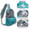 G4Free Sling Bag RFID Blocking Lightweight Crossbody Backpack Chest Shoulder Bag for Travel Sports Running view 2
