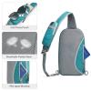 G4Free Sling Bag RFID Blocking Lightweight Crossbody Backpack Chest Shoulder Bag for Travel Sports Running view 3