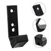 Kichvoe 4pcs Wall Mounted Barbell Rack Heavy-duty Barbell Holder for Efficient Storage for Home Gym and Fitness Studios Pa Material Space-saving Design view 4