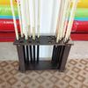 Katzowen 18-Hole Wooden Pool Cue Organizers Rack, Floor Golf Club Organizers Display Stand, for Billiards Rooms & Gymnasiums view 2