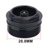 HERCHR Bike Wheel Axle Nut Bicycle Air Fork Cap Assembly Aluminum Alloy Valve Core Replacement for Front and Rear Bike Wheel Mountain Road view 3