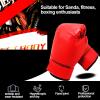 NDNCZDHC Adult Boxing Gloves, Boxing Training Gloves for Men and Women, Boxing Gloves for Boxing, Kickboxing, Mixed Martial Arts, Muay Thai, 10oz(Red) view 2