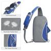G4Free Sling Bag RFID Blocking Lightweight Crossbody Backpack Chest Shoulder Bag for Travel Sports Running view 3