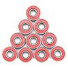 10pcs ABEC-7 Red Sealed Deep Groove Skateboard Ball Bearing 608RS 9x22x6mm Ball Bearing view 3