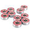 10pcs ABEC-7 Red Sealed Deep Groove Skateboard Ball Bearing 608RS 9x22x6mm Ball Bearing view 4