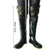 Hip Waders 60cm Long PVC Hip Wader, Waterproof and Wear-Resistant Hunting and Fishing Wading Boots (Color : Green, Size : 8.5) view 2