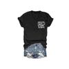 Have The Day You Deserve T-Shirt V Neck Have The Day You Deserve Tank Have The Day You Deserve Tank Womens Funny Letter Tank Top Short Sleeve Loose T Shirt Black view 2