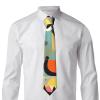 Mid-Century Modern Art Cat Men'S Anti-Fluttering Buckle Design Tie, For Business Wedding Party Daily Dress With, Value For Money view 4