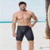 KGKE Mens-Swim-Jammers Athletic-Swimwear Quick-Dry-Shorts Durable-Team-Swimsuits - Drawstring Competition Swimming Soft UPF50+ (Geometry Strip, 2XL) view 2