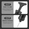 Lurrose 1set Air Pump for Basketball Yoga Ball Inflatable Sports Portable Manual Inflator Ball Needles for Outdoor Use User-Friendly Design for Easy Handling view 4