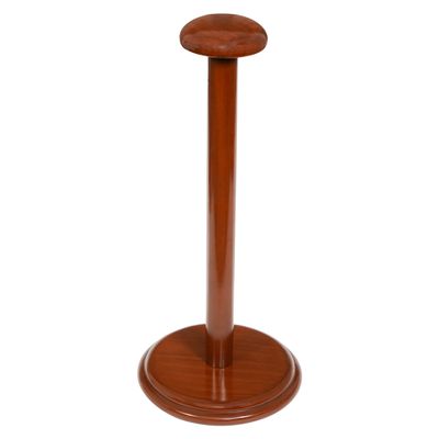 HISTORICAL MART Wooden Helmet Stand Solid Medieval Roman Viking Helmet Display Stand Crusader Display Templar Spartan Cosplay LARP Knight Stand