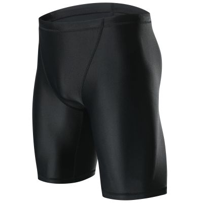 KGKE Mens-Swim-Jammers Athletic-Swimwear Quick-Dry-Shorts Durable-Team-Swimsuits - Drawstring Competition Swimming Soft UPF50+ (Black-WF, S)