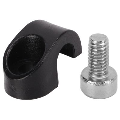 oceanside Bicycle Brake Cable Clip, Bike Brake Cable Clip U Clamps Shifting Pipe C Clip Buckle Plastic for Mountain Road Bike Black