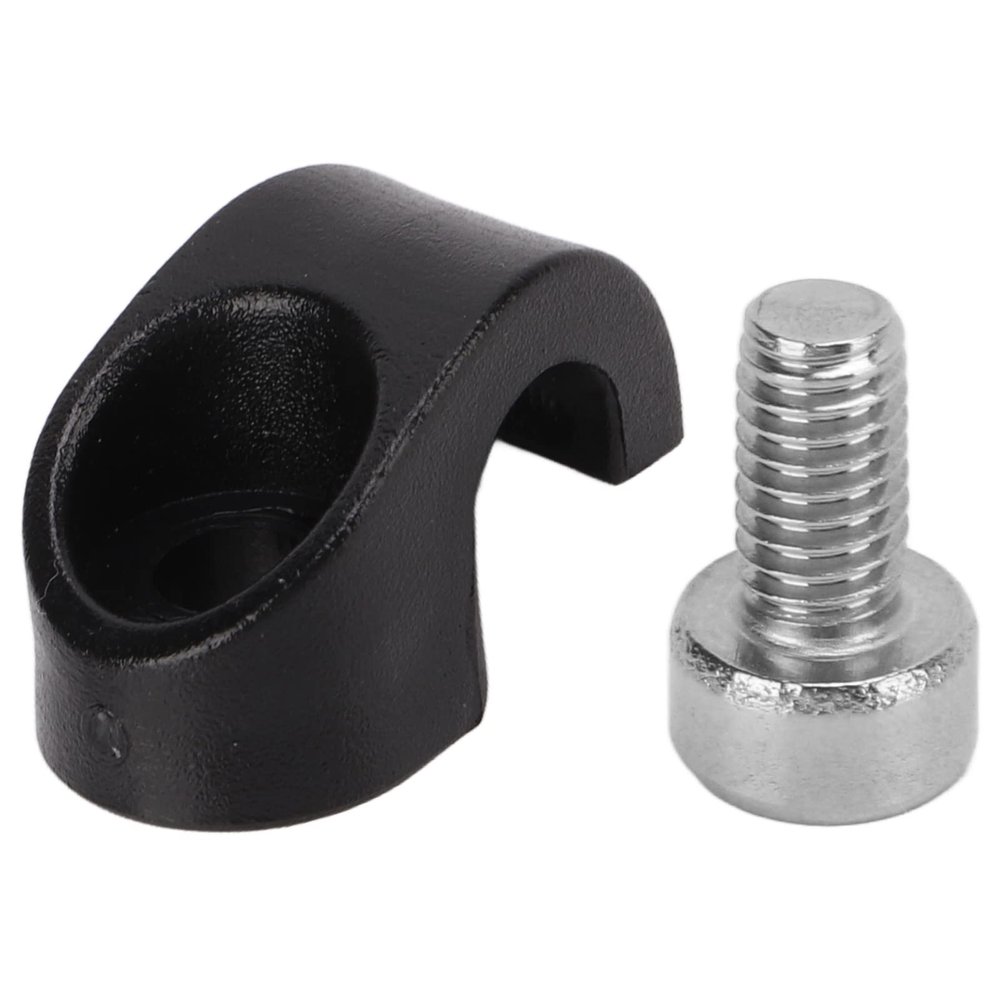 oceanside Bicycle Brake Cable Clip, Bike Brake Cable Clip U Clamps Shifting Pipe C Clip Buckle Plastic for Mountain Road Bike Black