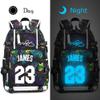 FANwenfeng Basketball Player 23 Luminous Backpack Travel Daypack Fans Bag (Style 8) view 2