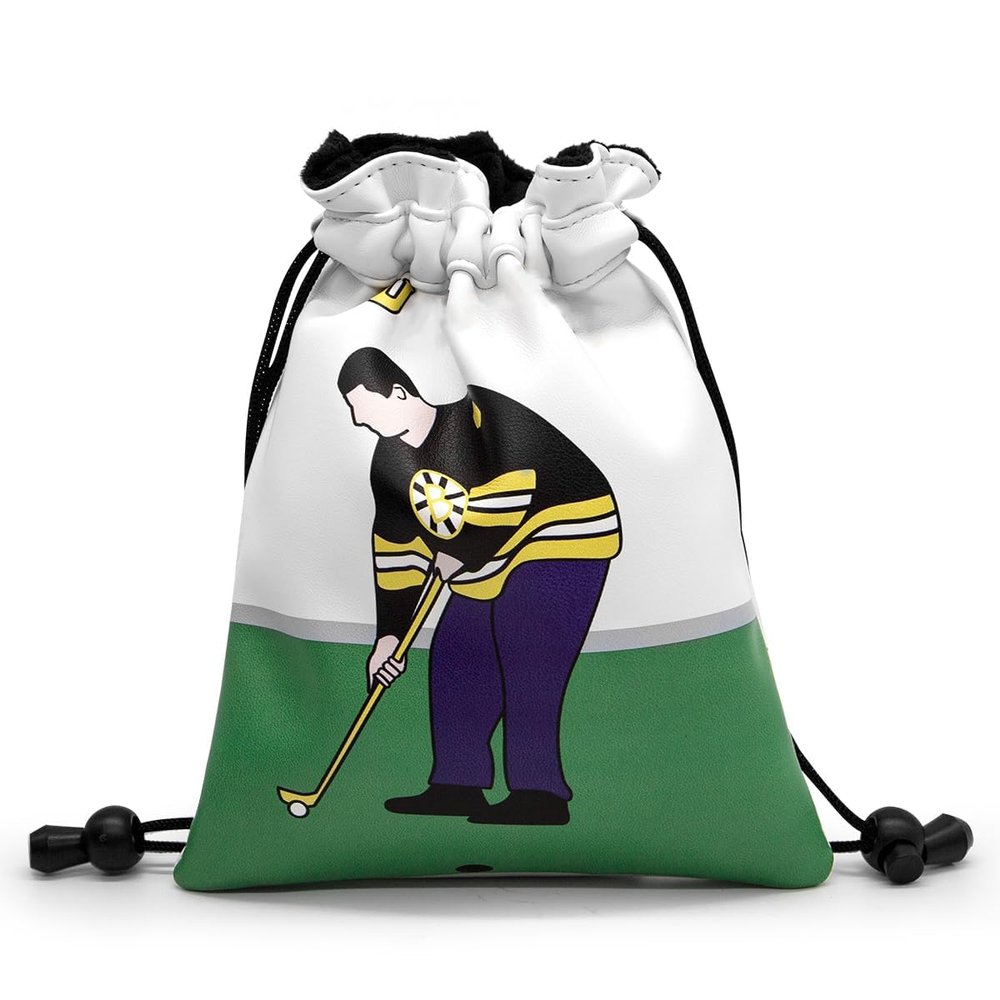 montela golf Valuables Pouch,Golf Bag Pouch with Drawstrings Golf Tee Bag Leather Golf Tee Pouchs for Men Women(Funny)