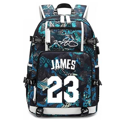 FANwenfeng Basketball Player 23 Luminous Backpack Travel Daypack Fans Bag (Style 15)