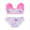 Moggemol Kids Girls Mermaid Bikini Swimsuit Ruffles Swimwear Sets Tank Tops with Bottoms 2 Piece Bathing Suit B#Colorful04 12 Years view 1