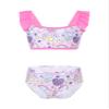 Moggemol Kids Girls Mermaid Bikini Swimsuit Ruffles Swimwear Sets Tank Tops with Bottoms 2 Piece Bathing Suit B#Colorful04 12 Years view 3