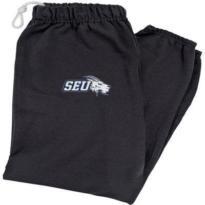 LOGOVISION St. Edwards University Primary Logo Mens Jogger Sweatpants, Black, Xx-Large