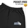 LOGOVISION St. Edwards University Primary Logo Mens Jogger Sweatpants, Black, Xx-Large view 3