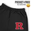 LOGOVISION Rutgers University Primary Logo Mens Jogger Sweatpants, Black, Xx-Large view 3