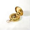 Ganga Nautical Brass Push Button Compass, Pocket Compass, Push Button face Open Compass Pocket 2 Size Compass, Christmas view 1