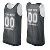 Custom Team Basketball Jersey with Your Custom Name and Number Youth Sports Tee Iron Grey view 3