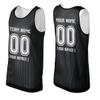Custom Team Basketball Jersey with Your Custom Name and Number Youth Sports Tee Black view 3