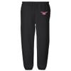 LOGOVISION Texas Womans University Primary Logo Mens Jogger Sweatpants, Black, Large view 2