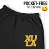 LOGOVISION Xavier University of Louisiana Primary Logo Mens Jogger Sweatpants, Black, Small view 3