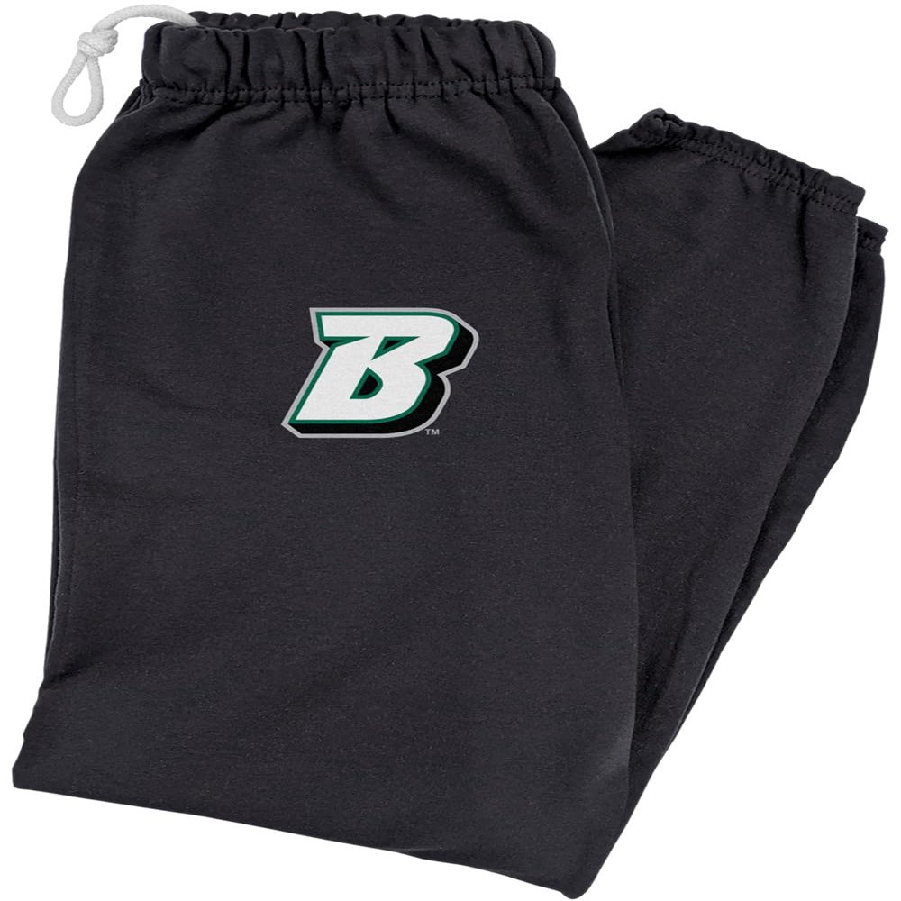 LOGOVISION Binghamton University Primary Logo Mens Jogger Sweatpants, Black, Xx-Large