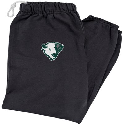 LOGOVISION Williston State College Primary Logo Mens Jogger Sweatpants, Black, Large