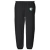 LOGOVISION Williston State College Primary Logo Mens Jogger Sweatpants, Black, Large view 2