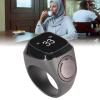 Smart Bluetooth Finger Counter, Smart Muslim Electronic Counter, Rechargeable Step Counting APP Support 0.49in Screen 20MM view 4
